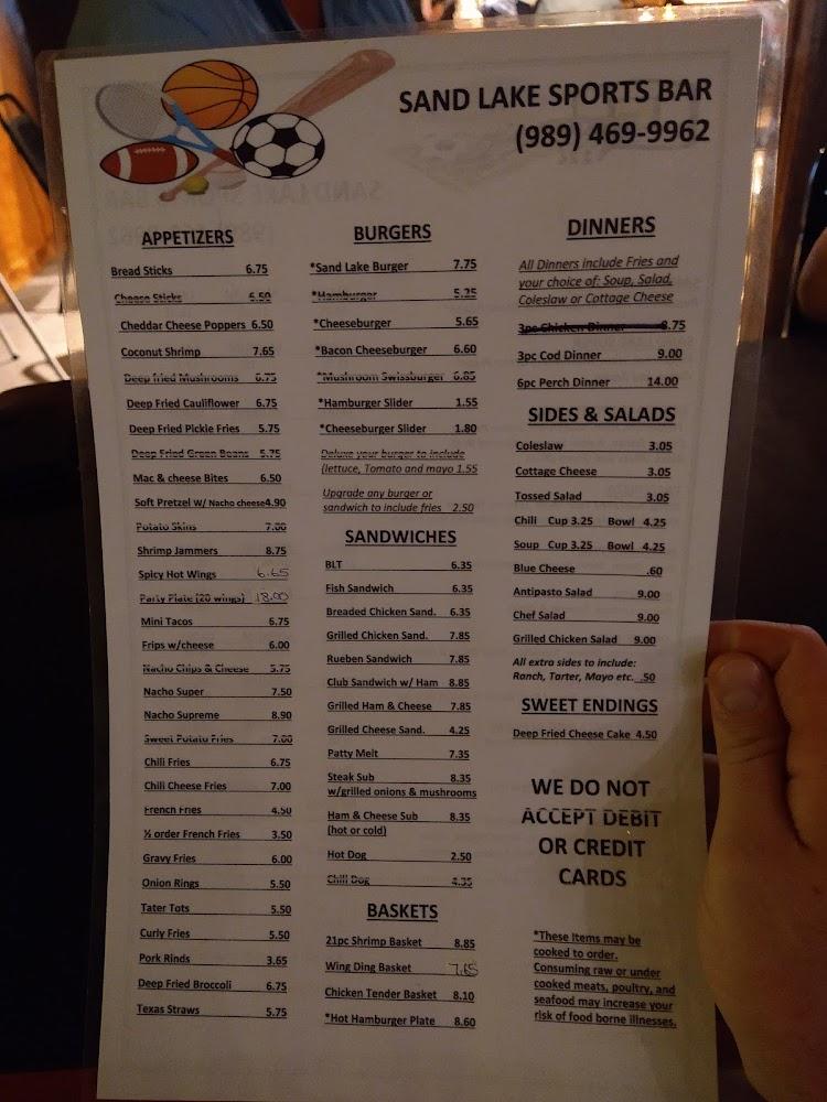Sand Lake bar Menu image 4